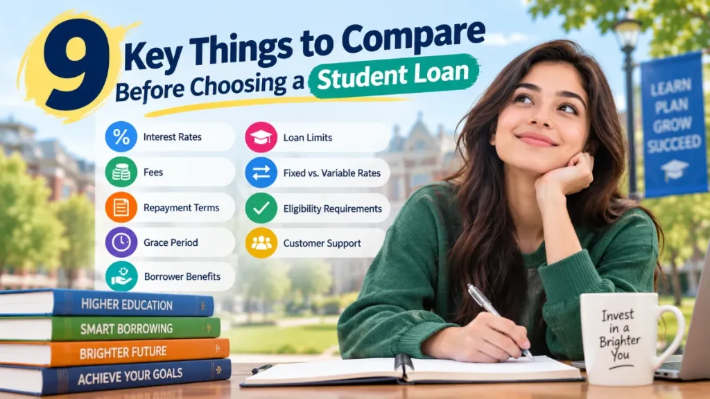 9 Key Things to Compare Before Choosing a Student Loan